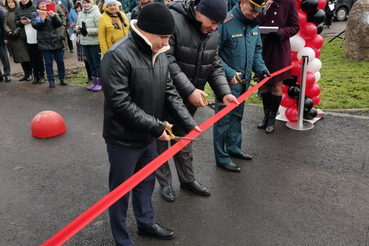В Волосовском районе открыли парк «Героев пожарных»